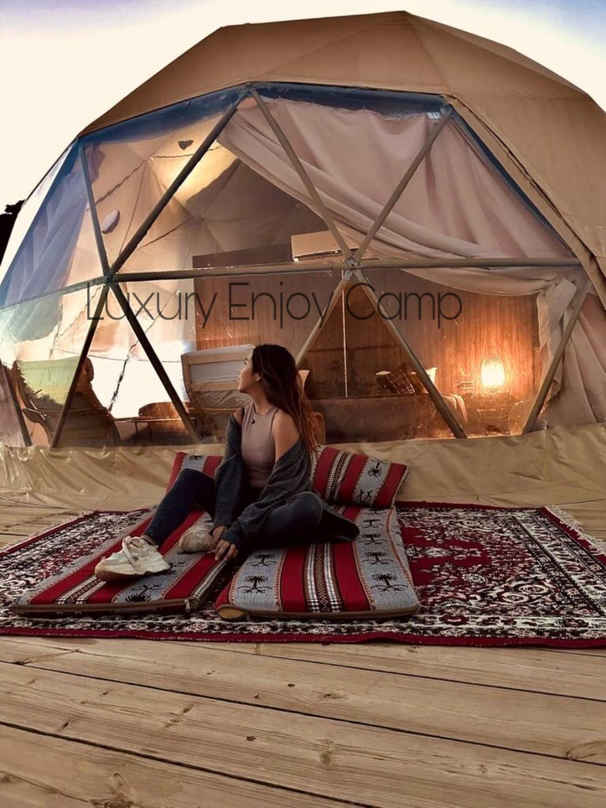ワディ ・ラムAbdullah Luxury Campアパートメント エクステリア 写真